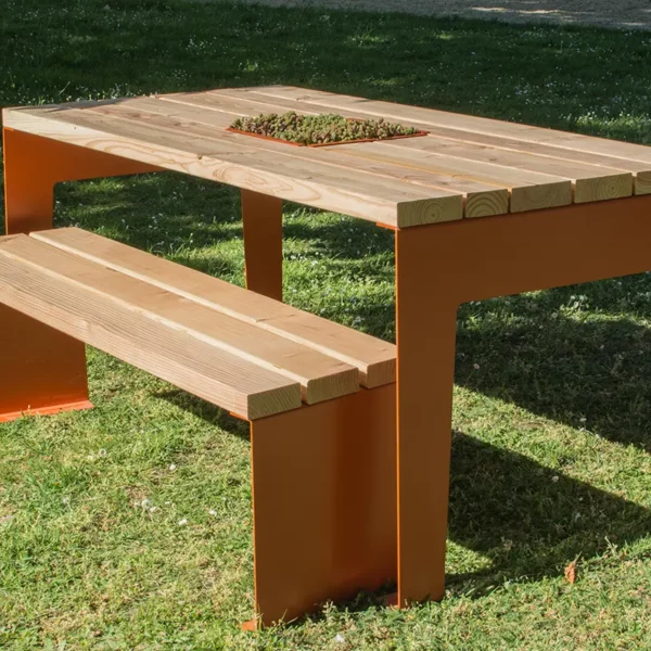 Table végétalisée Origami par Urbanoé
