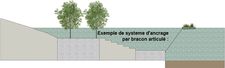 exemple de systeme d'ancrage par bracon-articulé